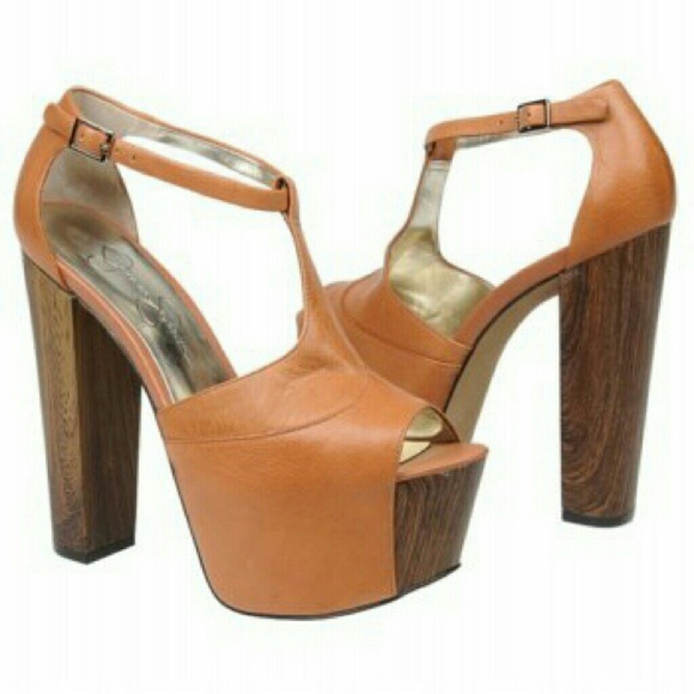 JESSICA SIMPSON DANY PLATFORMS SZ 7